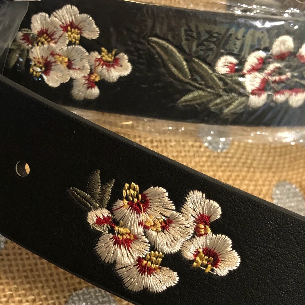 Embroidered BoHo belt